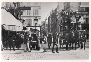 Uitzicht op Parijs, ca. 1900 door French Photographer